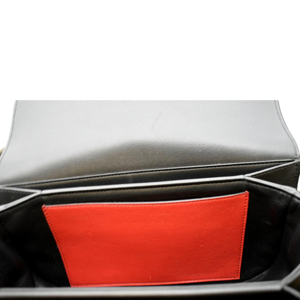 VALENTINO Garavani Supervee Leather Crossbody Bag Black