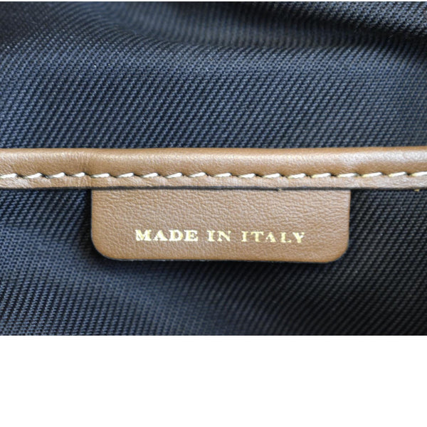 BURBERRY Medium Ballingdon House Check Canvas Crossbody Bag Beige