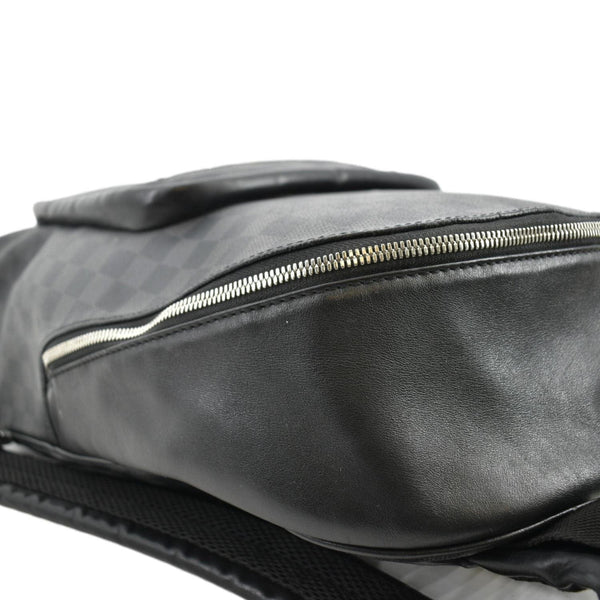 LOUIS VUITTON Josh Damier Graphite Backpack Black
