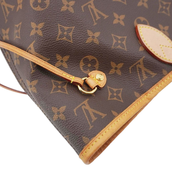 LOUIS VUITTON Neverfull MM Monogram Canvas Shoulder Bag Brown
