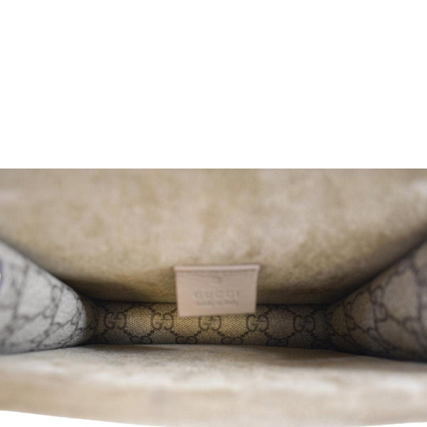 GUCCI Dionysus Mini GG Supreme Canvas Crossbody Bag Beige 421970