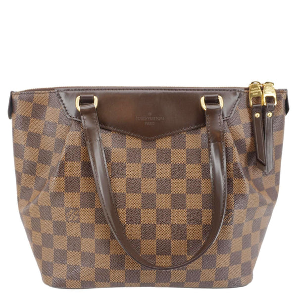 LOUIS VUITTON Westminster PM Damier Ebene Tote Shoulder Bag Brown