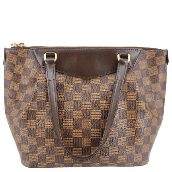 LOUIS VUITTON Westminster PM Damier Ebene Tote Shoulder Bag Brown