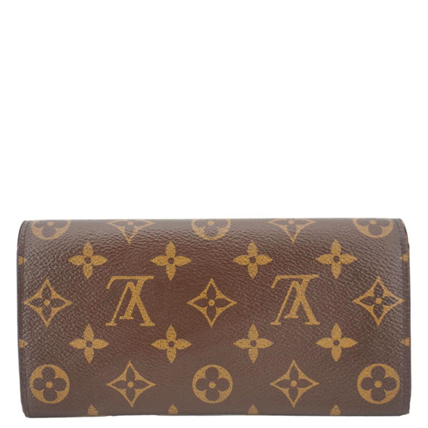 LOUIS VUITTON Emilie Monogram Canvas Wallet Fuchsia