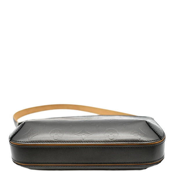 LOUIS VUITTON Pochette Accessoires Monogram Mat Fowler Pouch Bag Black