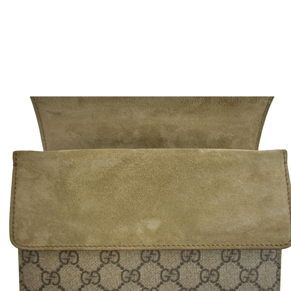 GUCCI Dionysus Mini GG Supreme Canvas Crossbody Bag Beige 421970