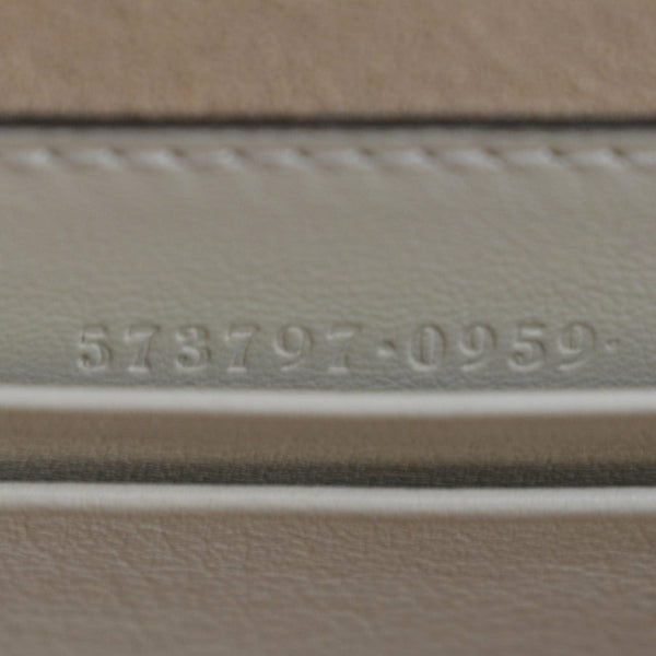 Gucci Rajah Mini Leather Shoulder Bag In White