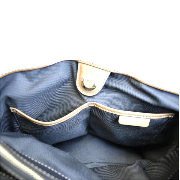 BURBERRY Medium Ballingdon House Check Canvas Crossbody Bag Beige