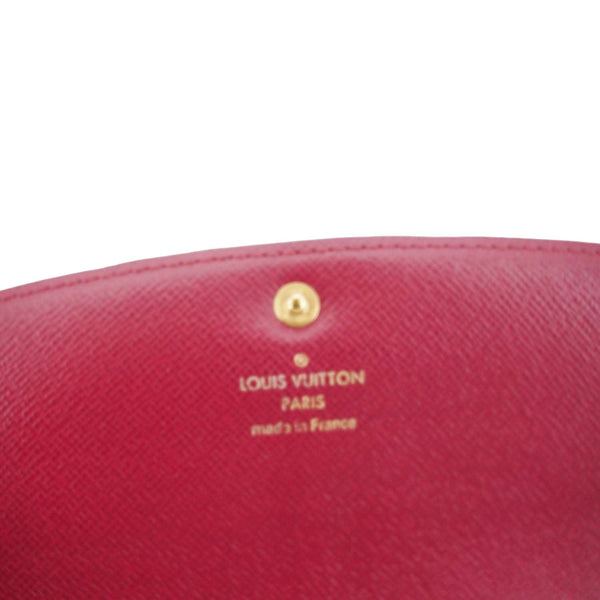 LOUIS VUITTON Emilie Monogram Canvas Wallet Fuchsia