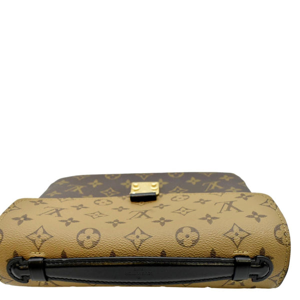 LOUIS VUITTON Metis Pochette Reverse Monogram Canvas Crossbody Bag Brown