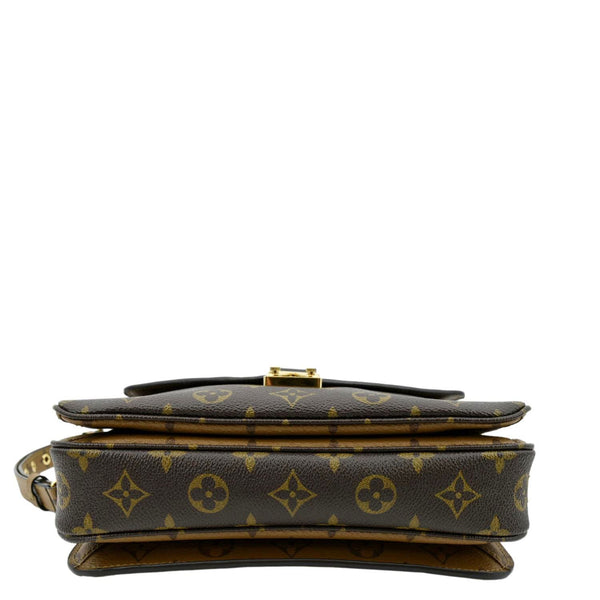 LOUIS VUITTON Metis Pochette Reverse Monogram Canvas Crossbody Bag Brown