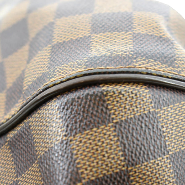 Louis Vuitton Sistina GM Damier Ebene Shoulder Bag - Right Side