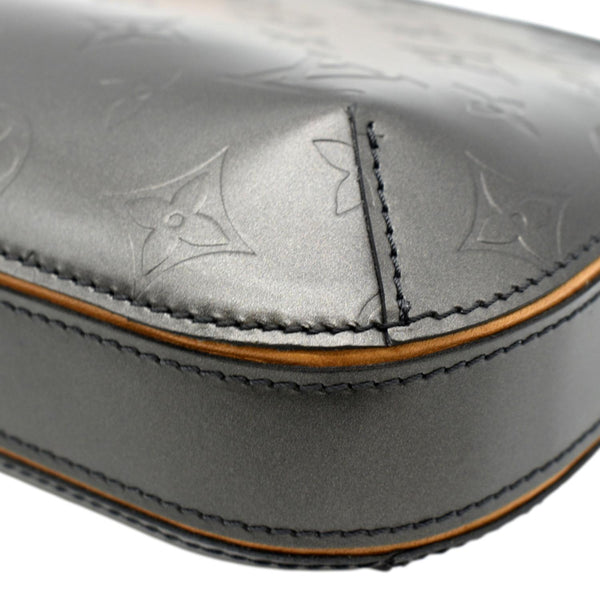 LOUIS VUITTON Pochette Accessoires Monogram Mat Fowler Pouch Bag Black