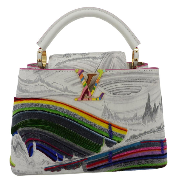 LOUIS VUITTON Artycapucines BB Huang Yuxing 145 of 200 Limited Edition Leather Shoulder Bag Multicolor