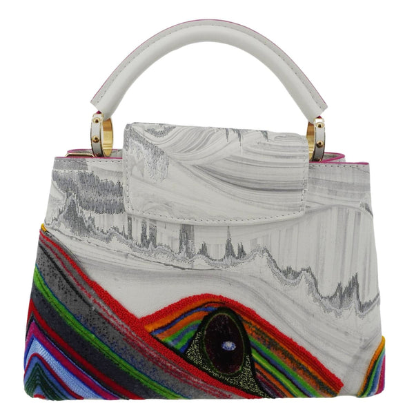 LOUIS VUITTON Artycapucines BB Huang Yuxing 145 of 200 Limited Edition Leather Shoulder Bag Multicolor