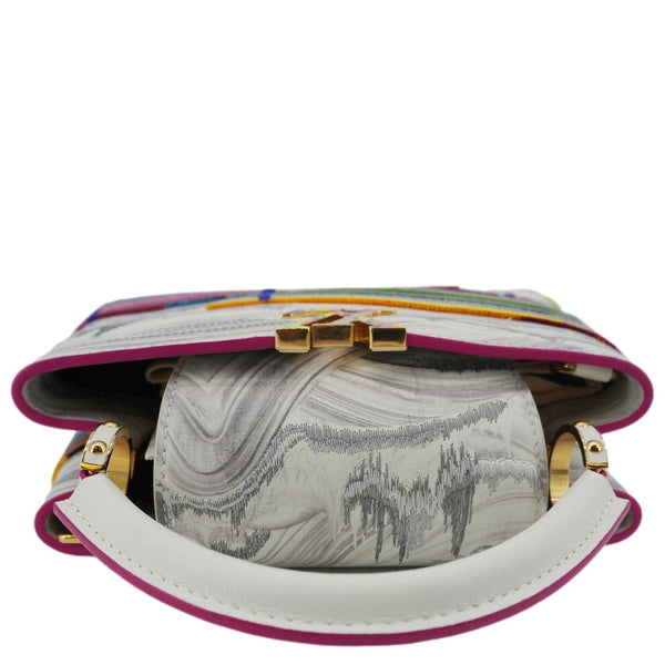 LOUIS VUITTON Artycapucines BB Huang Yuxing 145 of 200 Limited Edition Leather Shoulder Bag Multicolor