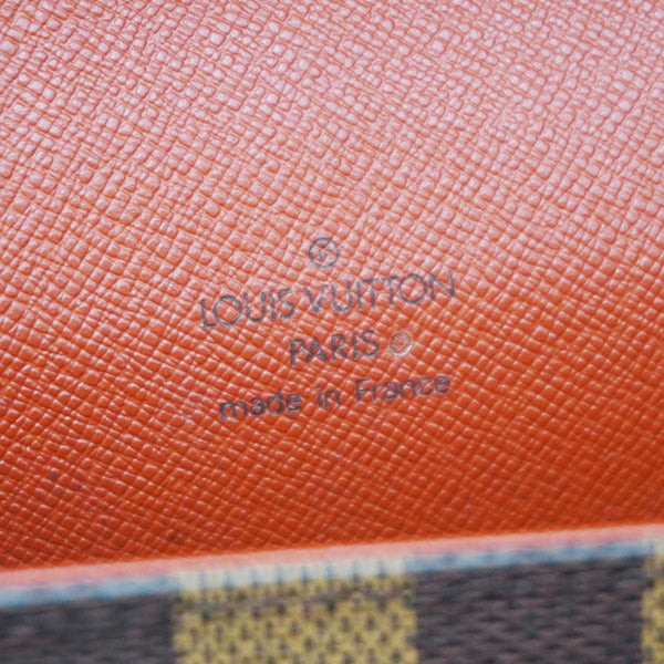 LOUIS VUITTON Tribeca Mini Damier Ebene Shoulder Bag Brown