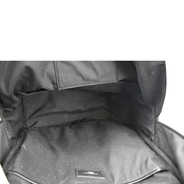 YVES SAINT LAURENT City Glitter Canvas Backpack Bag Black