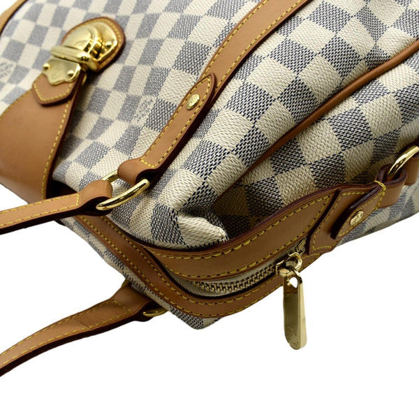 LOUIS VUITTON Stresa PM Damier Azur Shoulder Bag White