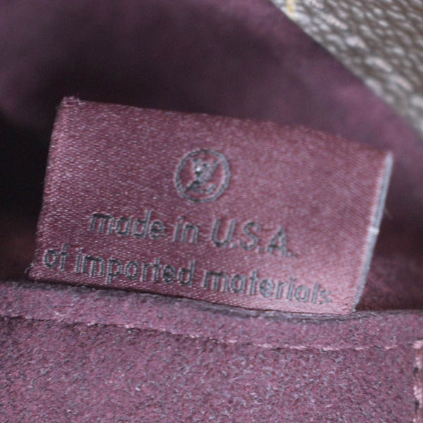 LOUIS VUITTON Montaigne MM Monogram Canvas Shoulder Bag Brown