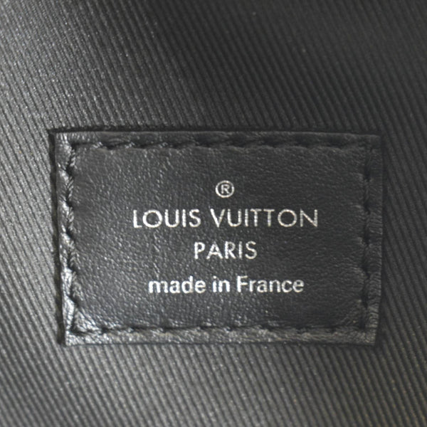LOUIS VUITTON Josh Damier Graphite Backpack Black