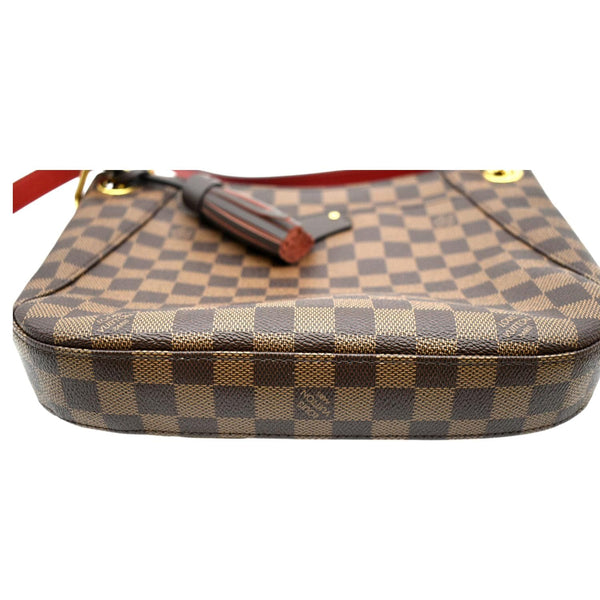 LOUIS VUITTON South Bank Besace Damier Ebene Crossbody Bag Brown