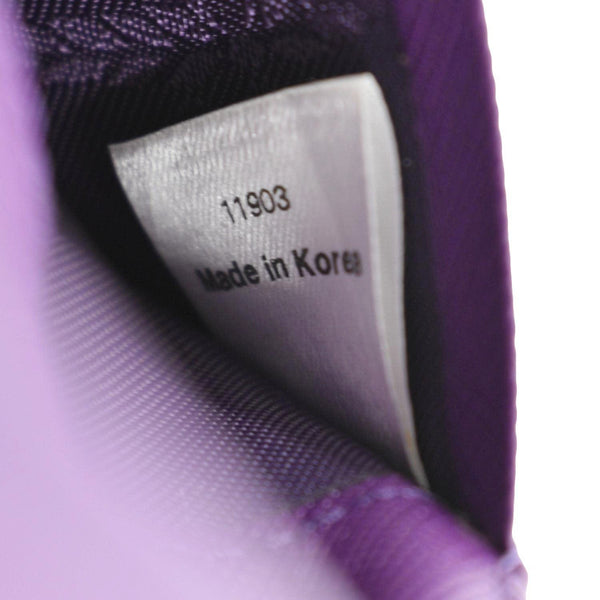 MCM Vintage Bifold Leather Wallet Purple