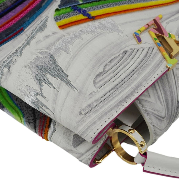 LOUIS VUITTON Artycapucines BB Huang Yuxing 145 of 200 Limited Edition Leather Shoulder Bag Multicolor