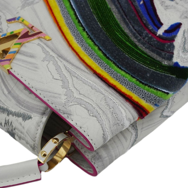 LOUIS VUITTON Artycapucines BB Huang Yuxing 145 of 200 Limited Edition Leather Shoulder Bag Multicolor