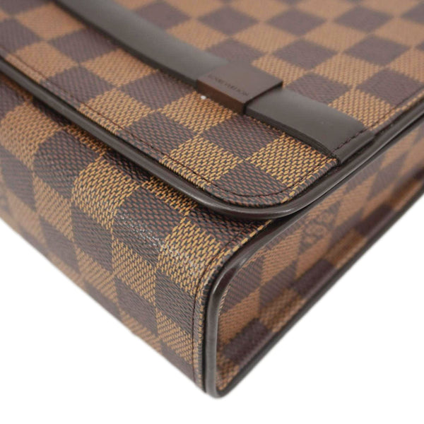 LOUIS VUITTON Tribeca Mini Damier Ebene Shoulder Bag Brown