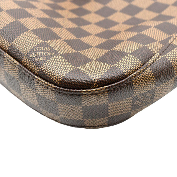 LOUIS VUITTON South Bank Besace Damier Ebene Crossbody Bag Brown