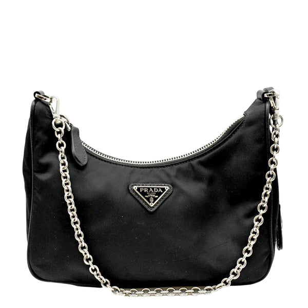 PRADA Re-Edition 2005 Re-Nylon Shoulder Bag Black