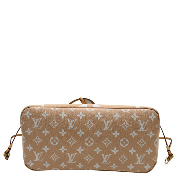 LOUIS VUITTON Neverfull MM By The Pool Monogram Giant Tote Bag Brume