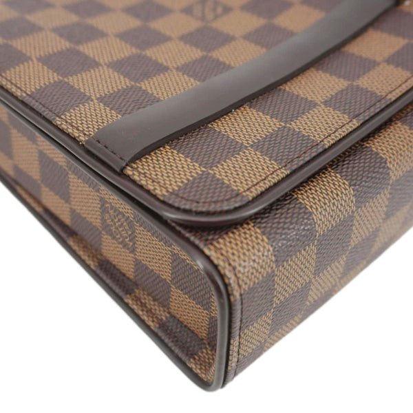 LOUIS VUITTON Tribeca Mini Damier Ebene Shoulder Bag Brown