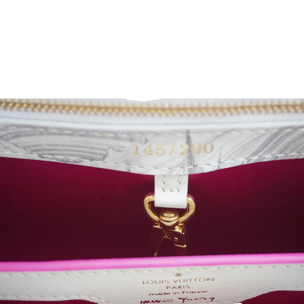 LOUIS VUITTON Artycapucines BB Huang Yuxing 145 of 200 Limited Edition Leather Shoulder Bag Multicolor