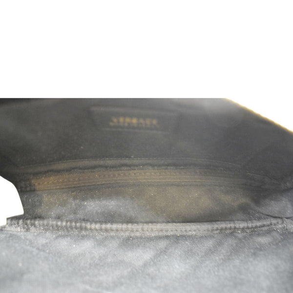 VERSACE Medusa Quilted Leather Belt Bag Black