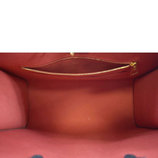 LOUIS VUITTON Onthego MM Giant Monogram Canvas Tote Shoulder Bag Brown