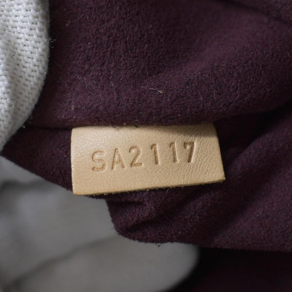 LOUIS VUITTON Melie Monogram Canvas Hobo Bag Brown