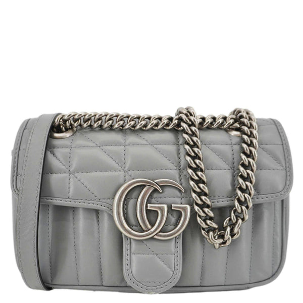 GUCCI GG Marmont Mini Matelassé Bag – Complete View