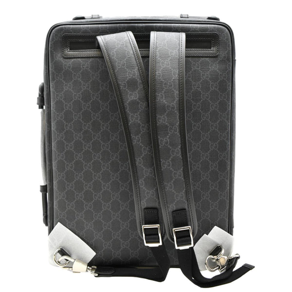 Gucci GG Briefcase Supreme Canvas Backpack Bag - Back