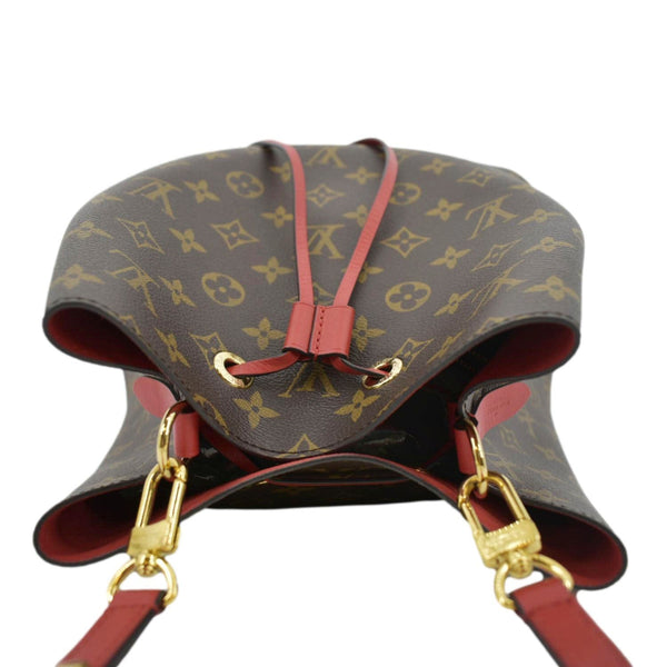 LOUIS VUITTON Neonoe Monogram Canvas Shoulder Bag Poppy