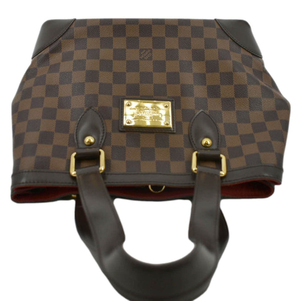 LOUIS VUITTON Hampstead MM Damier Ebene Shoulder Bag Brown