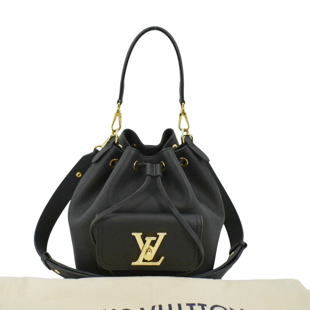 Louis Vuitton Pochette Toilette Bucket PM Pouch Bag Brown Free Shipping