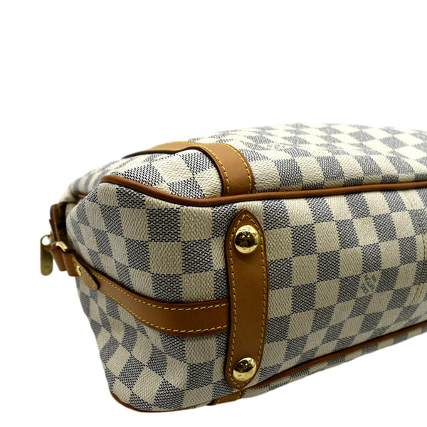 LOUIS VUITTON Stresa PM Damier Azur Shoulder Bag White
