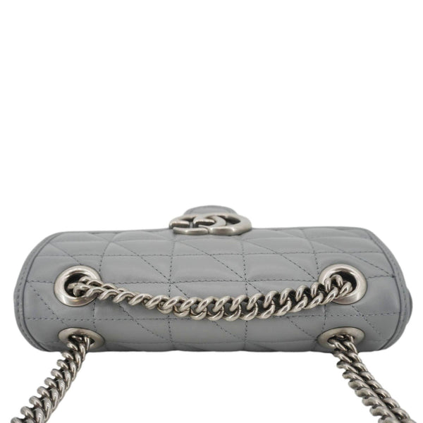 GUCCI GG Marmont Mini Matelassé Bag – Chain Close-up