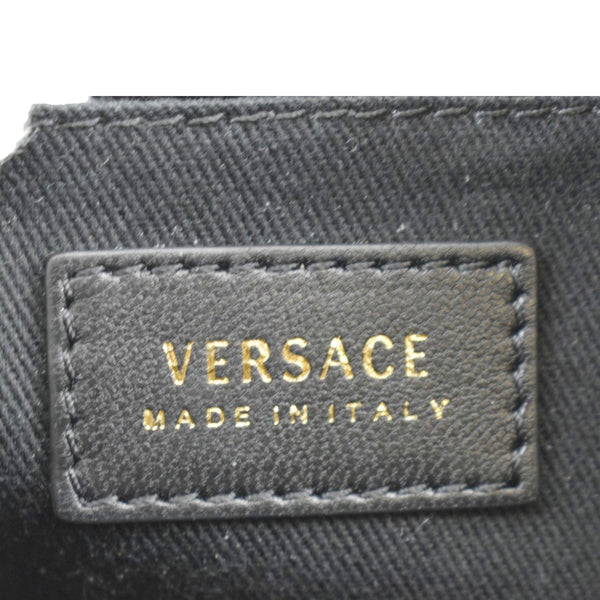 VERSACE Medusa Quilted Leather Belt Bag Black