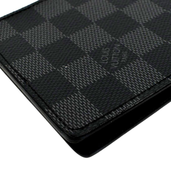 LOUIS VUITTON Damier Graphite Canvas Multiple Wallet Black