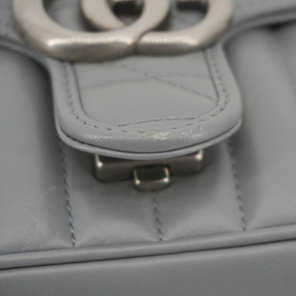 GUCCI GG Marmont Mini Matelassé Bag – Strap View