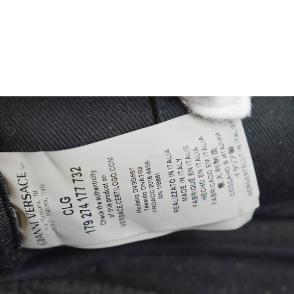 VERSACE Medusa Quilted Leather Belt Bag Black