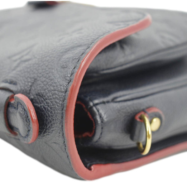 LOUIS VUITTON Metis Pochette Empreinte Leather Crossbody Bag Navy Blue